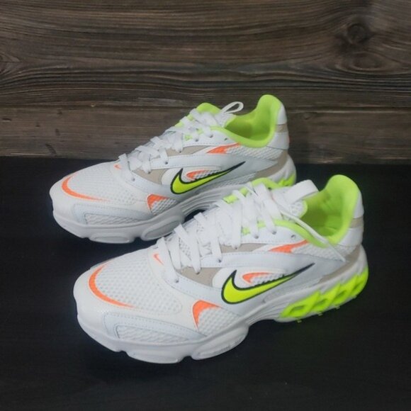 New Nike Womens Zoom Air Fire White Neon Chunky Sneakers Size 8 Casual Everyday - Picture 5 of 9